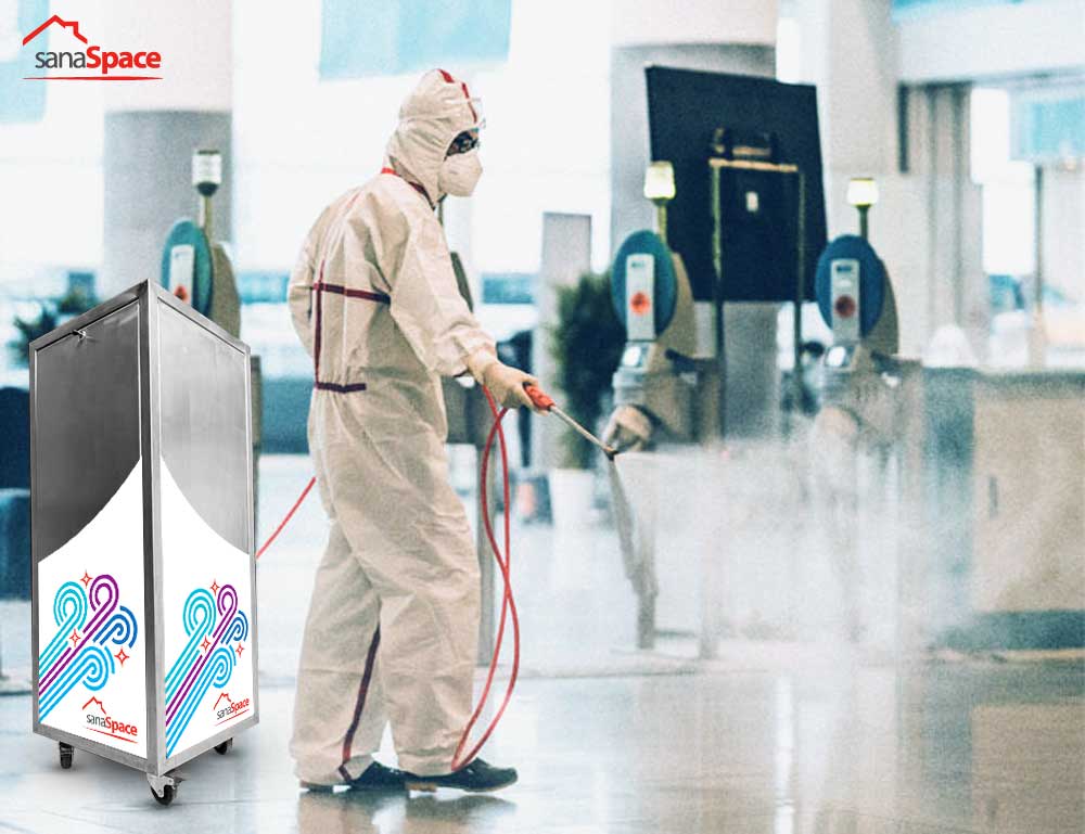 utilizzo sanificatore SanaSpace SanaSpace utilizzo ok